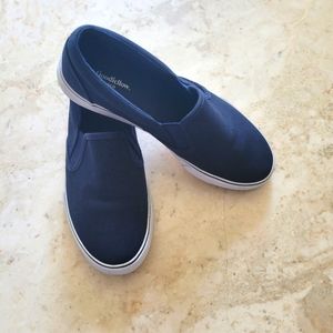 Goodfellow Slip-on shoes, Size 7 men, Navy blue